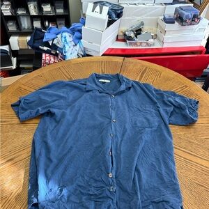 Tommy Bahama Navy Casual Button Down Shirt